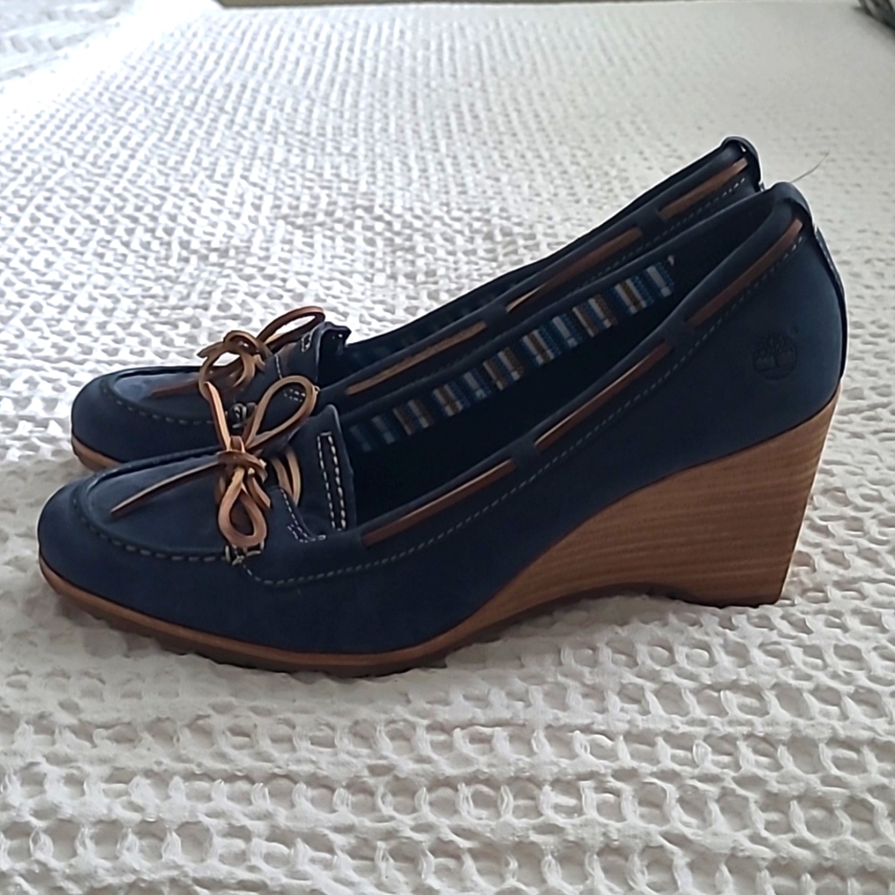 Timberland wedges dock sliders